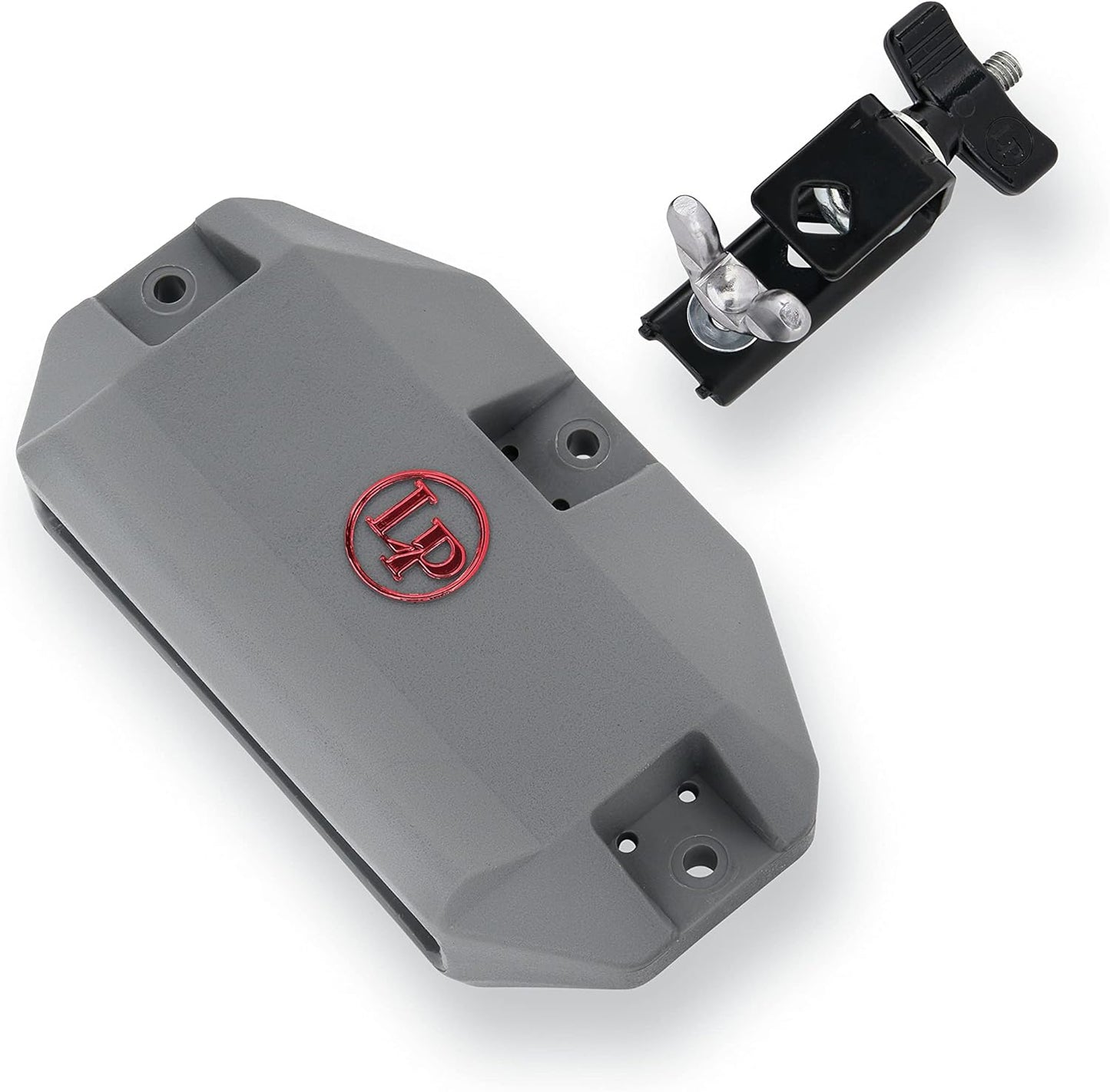 Latin Percussion LP1208G-K Gray Jam Mount Percussion Block