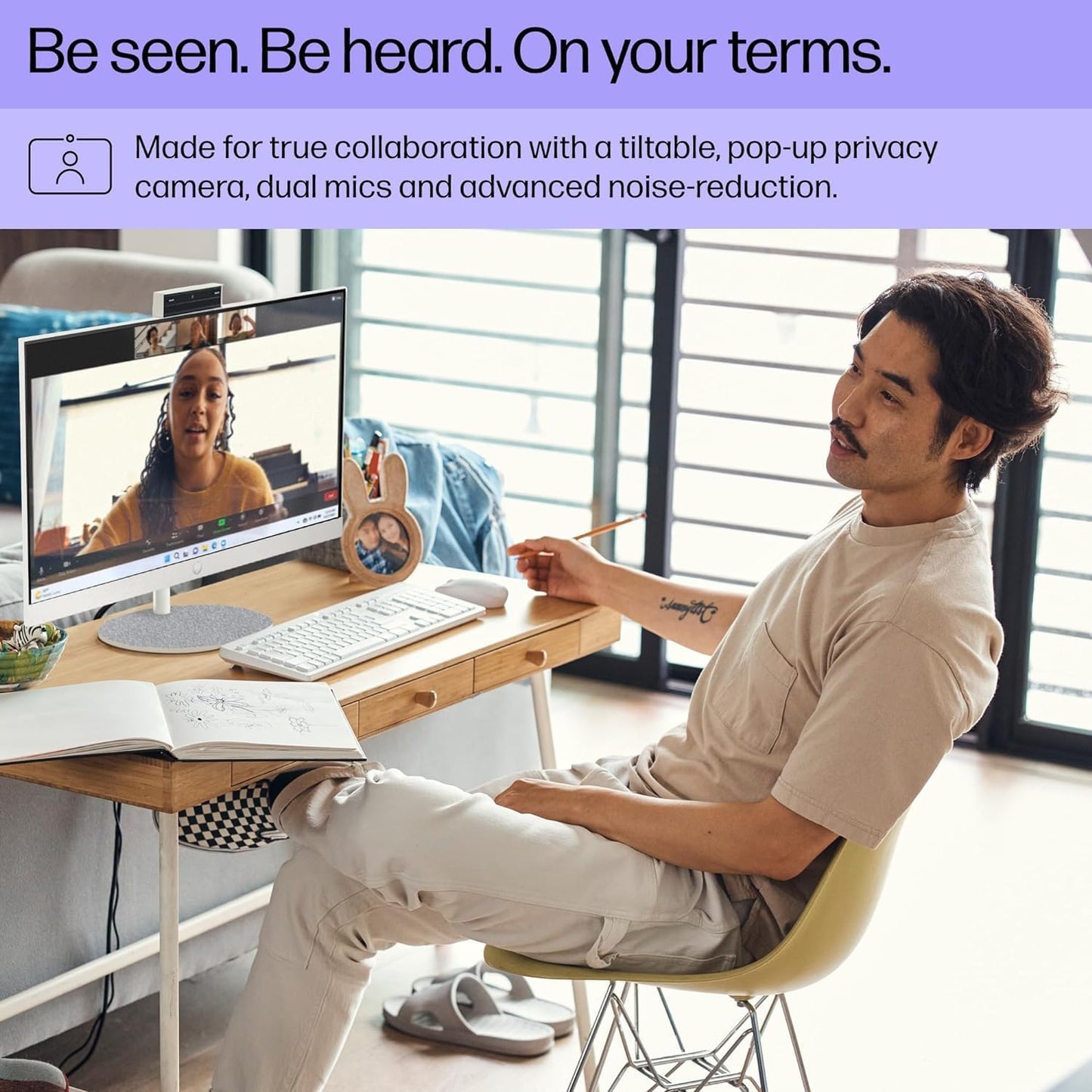 HP HP 27 All-in-One Intel Core Ultra 7 Touchscreen Desktop