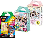 Fujifilm Rainbow - Staind Glass - Shiny Star Instax Mini Film 3-Pack