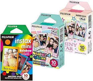 Fujifilm Rainbow - Staind Glass - Shiny Star Instax Mini Film 3-Pack