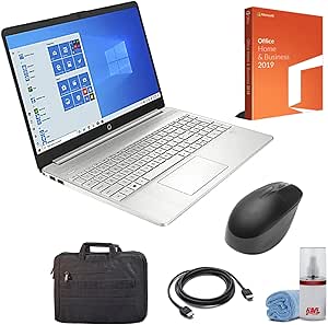 HP 15-dy2091 15.6" Laptop - Silver, with Accessories