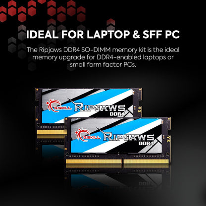 G.Skill F4-3200C22D-32GRS 32GB DDR4 3200MHz SO-DIMM Laptop Memory