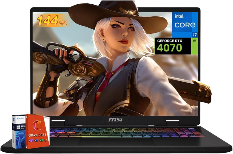 MSI CROSSHAIR1614057 RTX 4070 Gaming Laptop i7 2TB SSD — main product image