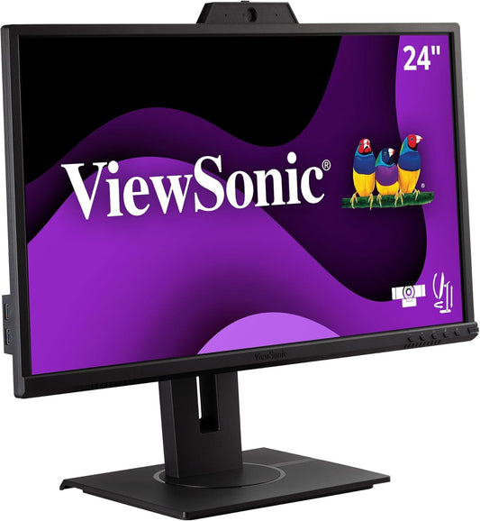 ViewSonic VG2440V: 24" 1080p Video Conferencing Monitor with Camera