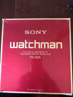 Sony Watchman FD-20A Portable B/W Television Vintage
