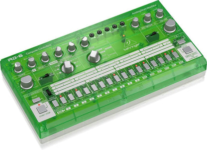 Behringer 000-EE304-00010 RD-6-LM Analog Drum Machine - Lime Translucent