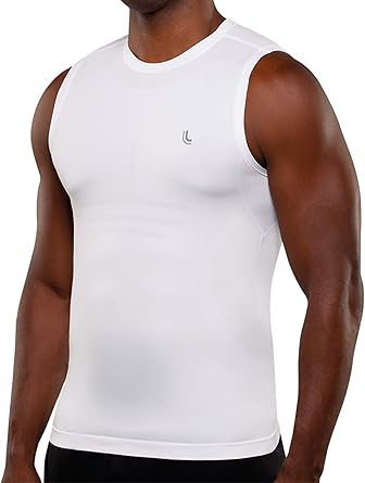Lupo Athletic Compression Thermal Sleeveless Workout Shirt
