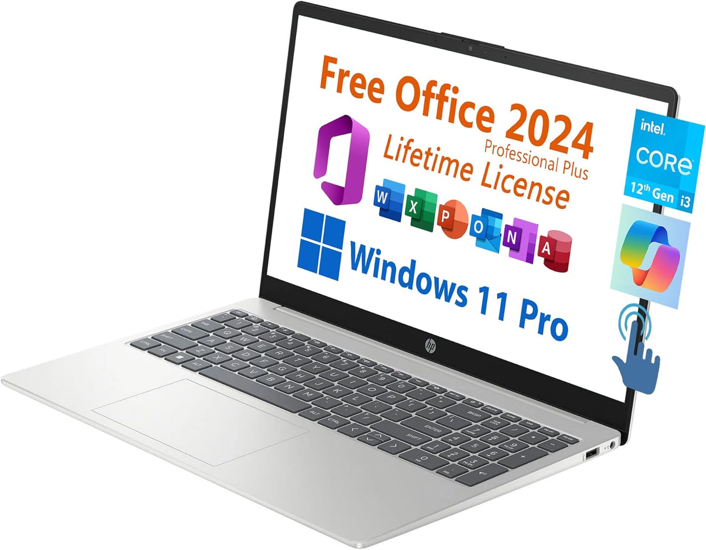 HP 15-DY5033DX 15.6" Business Laptop Office 2024
