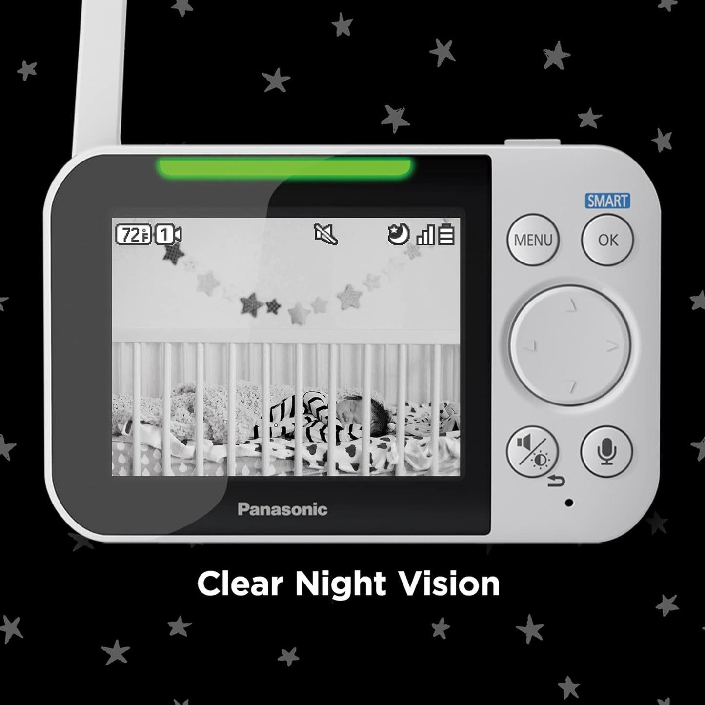 Panasonic KX-HN4001W Long Range Video Baby Monitor