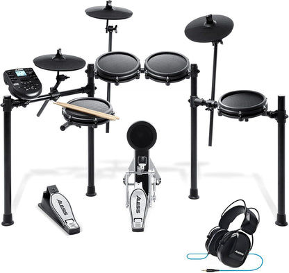 Alesis Nitro Mesh Kit Electronic Drum Set with Headphones
