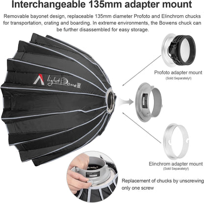 Aputure Light Dome III - 35.1" Quick-Folding Softbox
