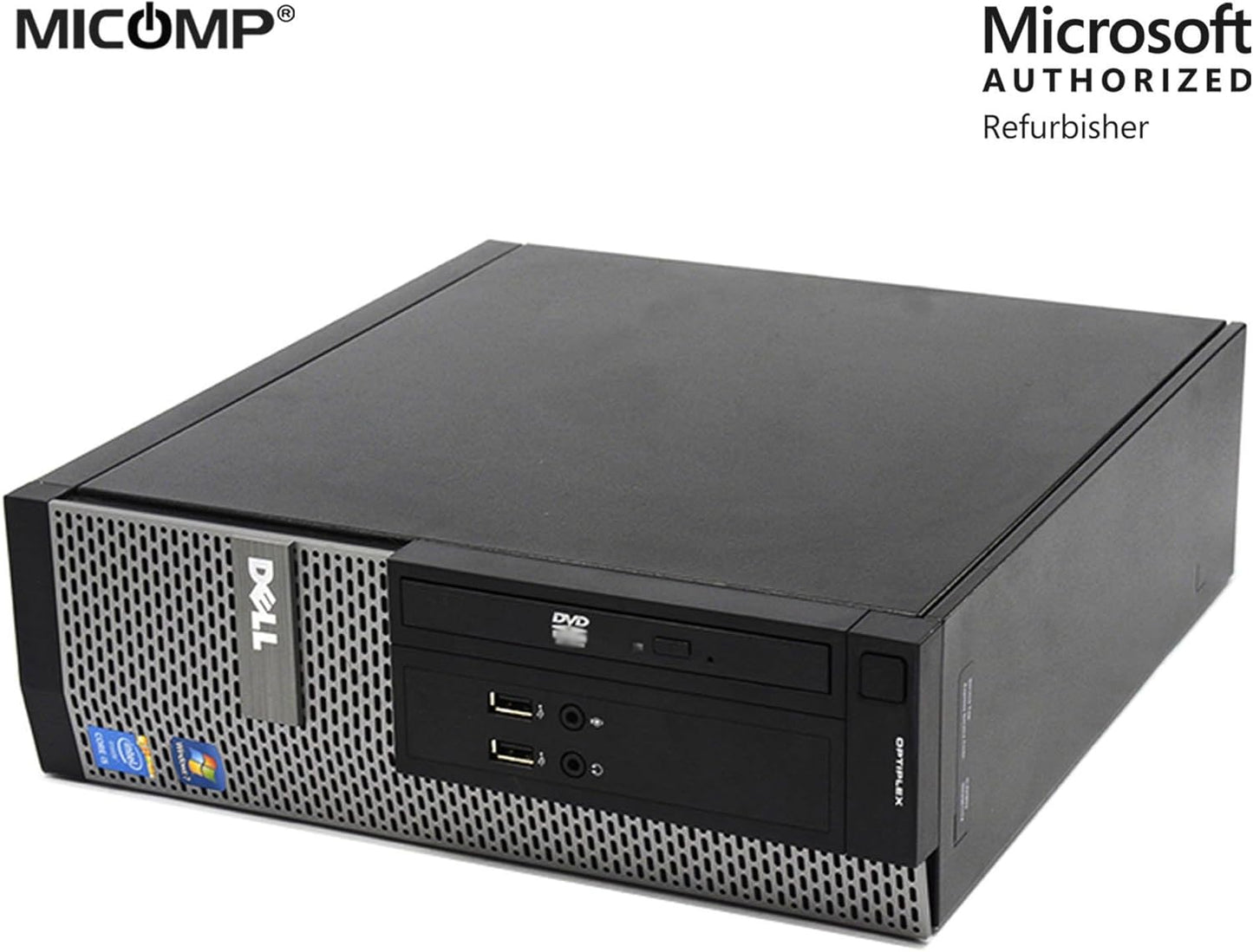 Dell 3010 i3 Desktop PC 24" Monitor Bundle Renewed