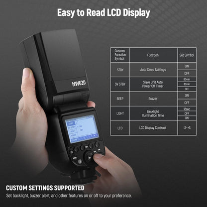 Neewer 10102074 NW620 Speedlite Flash GN60