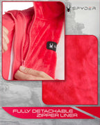 Spyder Snow Ski Jacket Women's 3-in-1 Winter Coat