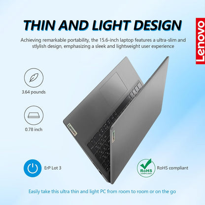 Lenovo IdeaPad 3 Laptop 15.6 FHD IPS Touchscreen Notebook