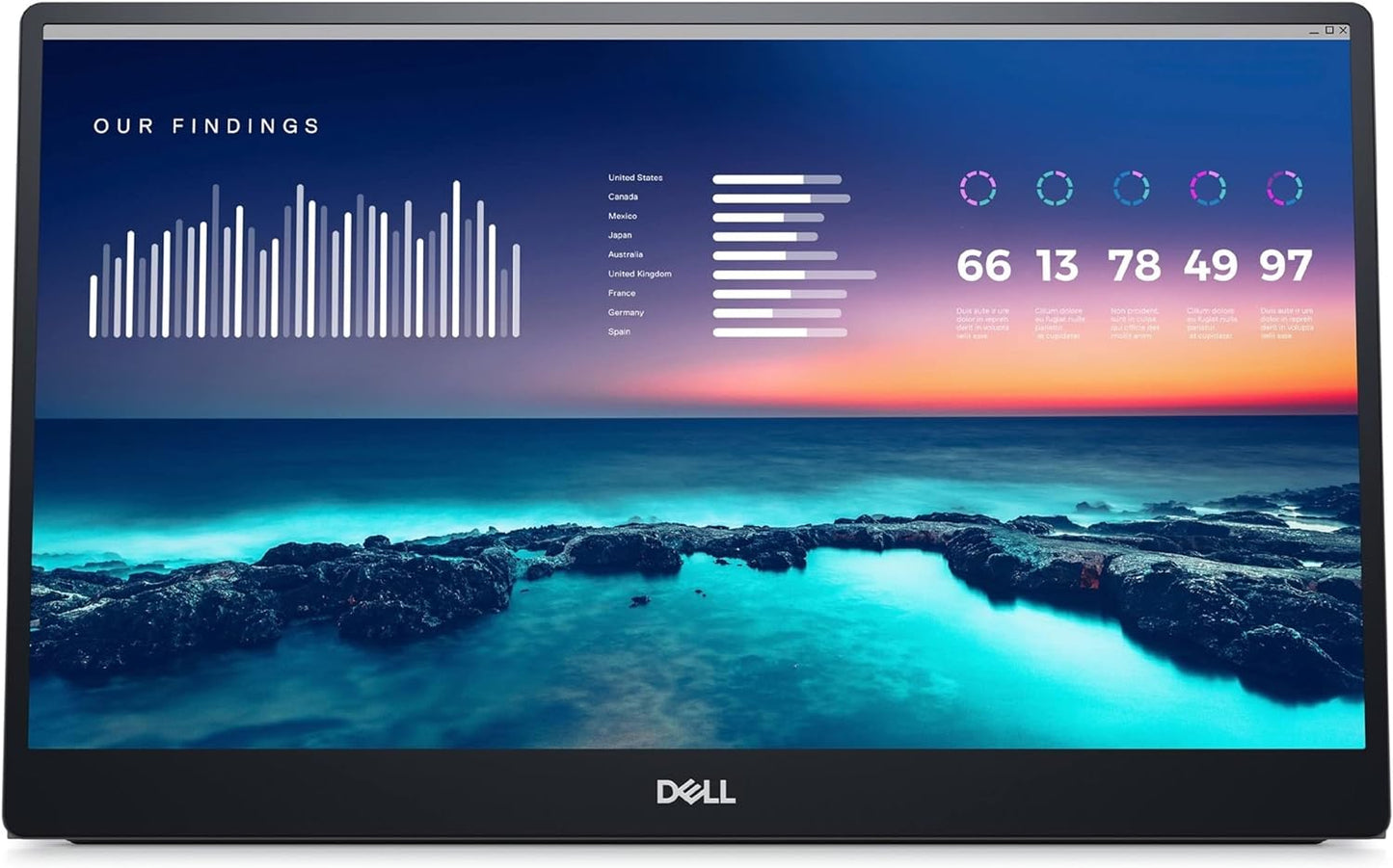 Dell C1422H 14" Portable Full HD USB-C Monitor