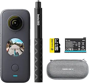 Insta360 ONE X2 360 Action Camera - 5.7K Waterproof Vlog Kit