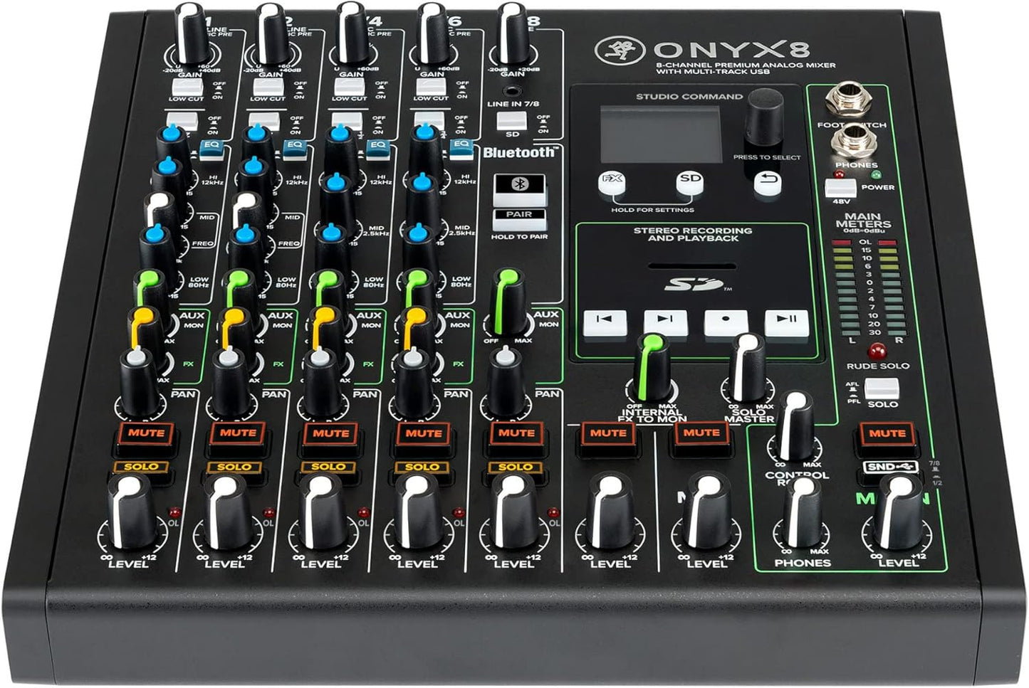 Mackie Onyx8 8-Channel Analog Mixer with USB