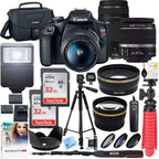 Canon E15CNEOSRT7LENX2 Rebel T7 DSLR Double Lens Bundle