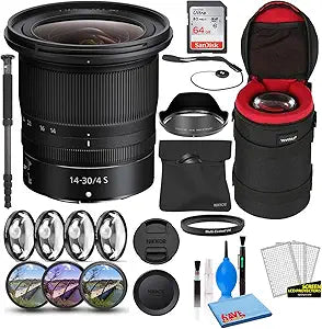 Nikon 20070 Z 14-30mm f/4 S Lens Bundle (Renewed)