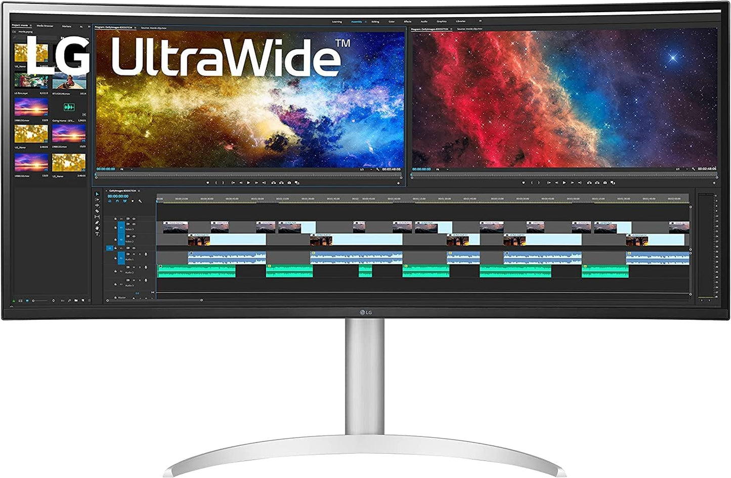 LG 38WP85C-W 38-Inch UltraWide Curved Monitor USB-C