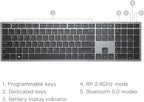 Dell KM7321W Premier Multi-Device Wireless Keyboard and Mouse