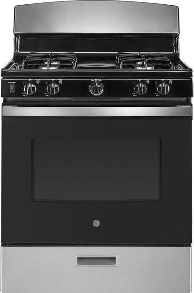 GE JGBS30REKBB 30" Free-Standing Gas Range