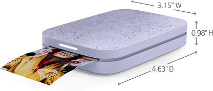 HP HPISPPR Sprocket 2x3" Portable Photo Printer Purple