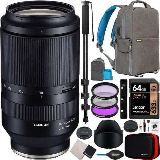 Tamron E11TM70180F28S 70-180mm F/2.8 Sony E-Mount Lens Bundle