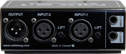 Radial Engineering 4334432736 Mix 2:1 Passive Mono Mixer