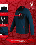 Spyder UKDapper Men's Quarter Zip Fleece Sweater