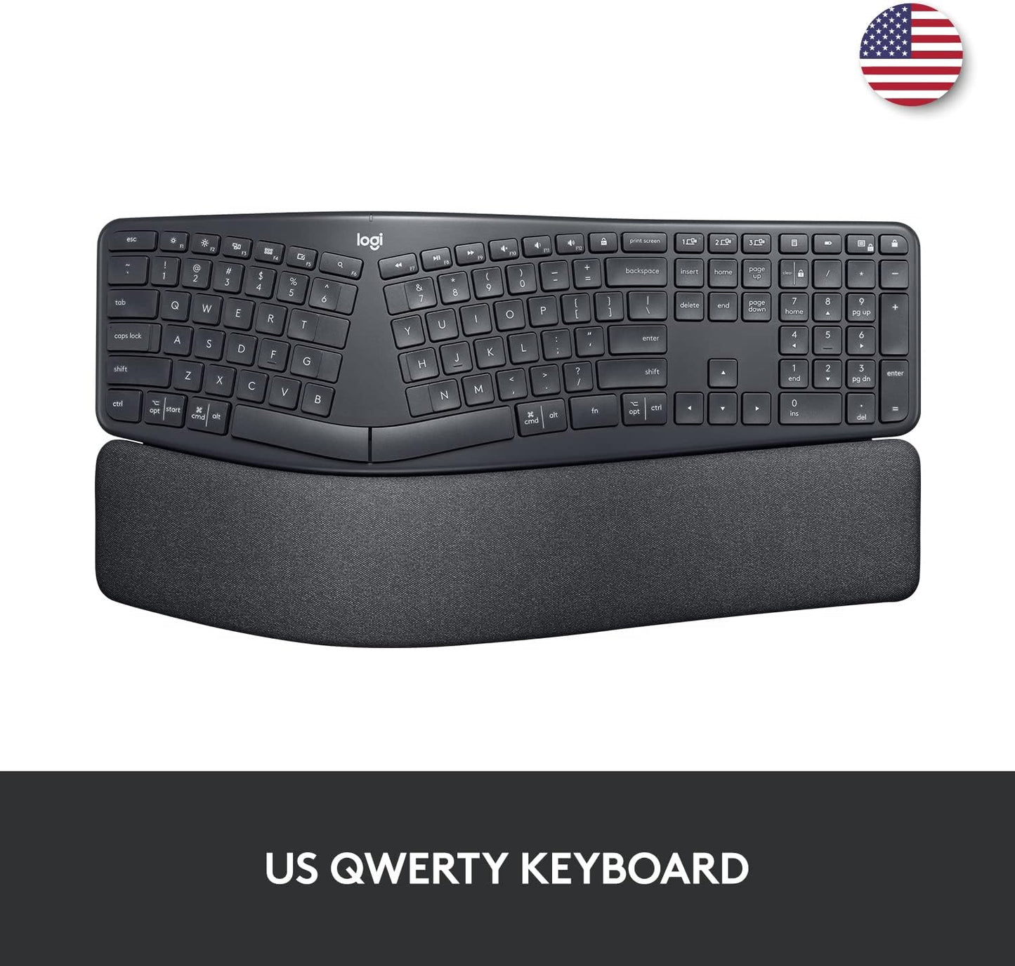 Logitech ERGO K860 Ergonomic Wireless Keyboard and Lift Mouse Combo
