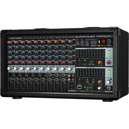 Behringer EUROPOWER PMP2000D 14-Channel Powered Mixer XLR Cables