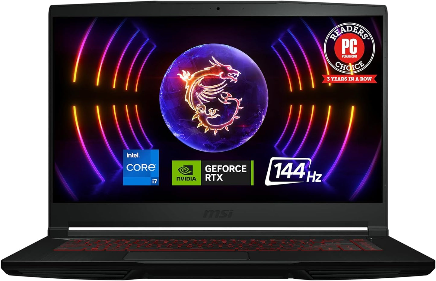 MSI THINGF6312066 Thin GF63 15.6" 144Hz Gaming Laptop - RTX 4050, 16GB