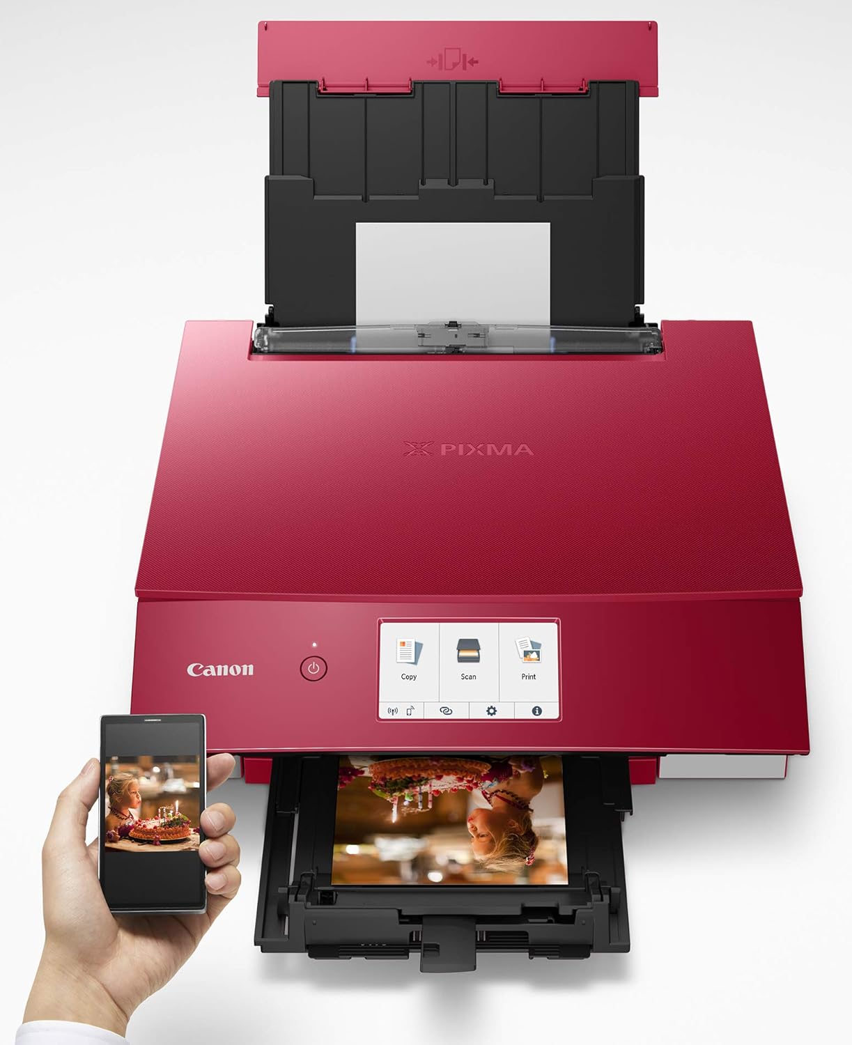 Canon 2987C042 TS8220 Wireless Photo Printer Red
