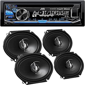 JVC KD-R875BTS+CSJ6820+C CD Receiver & Speaker Combo