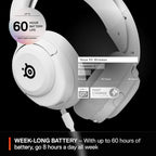 SteelSeries 61677 Arctis Nova 5X White Multi-System Gaming Headset