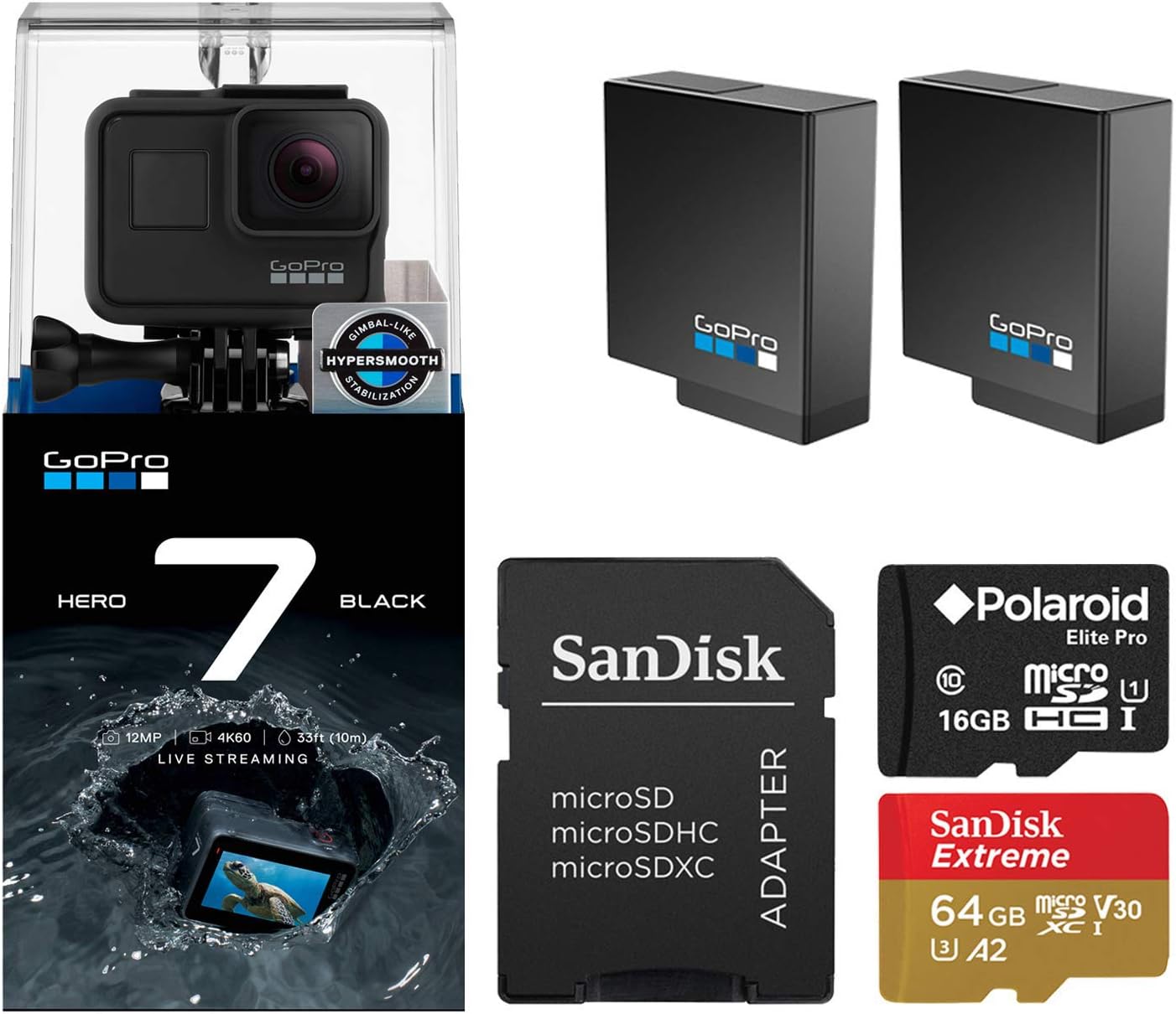 GoPro Hero 7 Black Edition Bundle