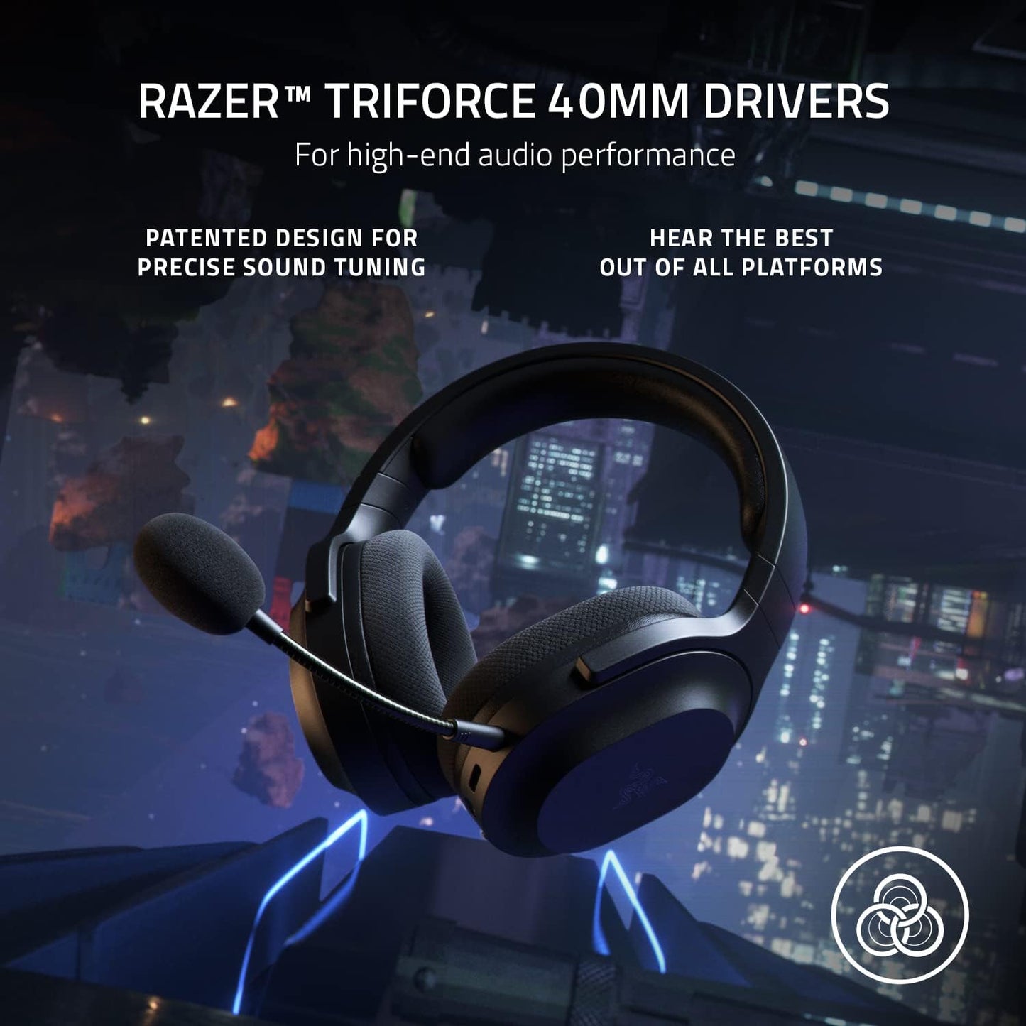 Razer Barracuda X Multi-Platform Wireless Gaming Headset (Renewed)