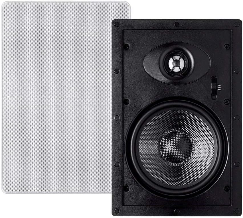 Monoprice 113618 Alpha Series 6.5in In-Wall Speakers