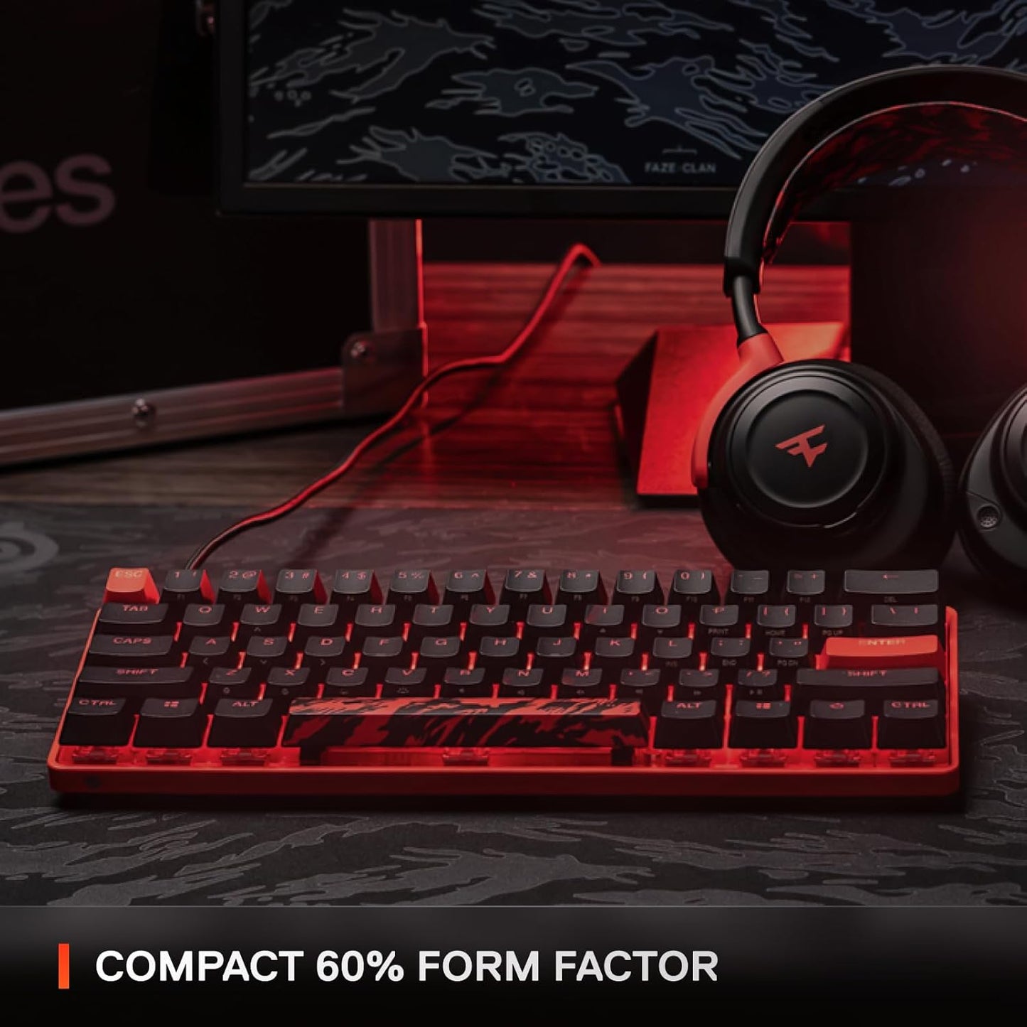 SteelSeries 64853 Apex 9 Mini Faze Clan Edition Keyboard