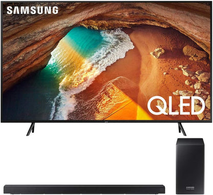 Samsung QN82Q60RA 82" 4K QLED TV Bundle (Renewed)