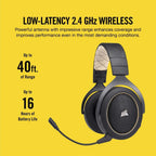Corsair HS70 Wireless Gaming Headset - Carbon (Renewed)