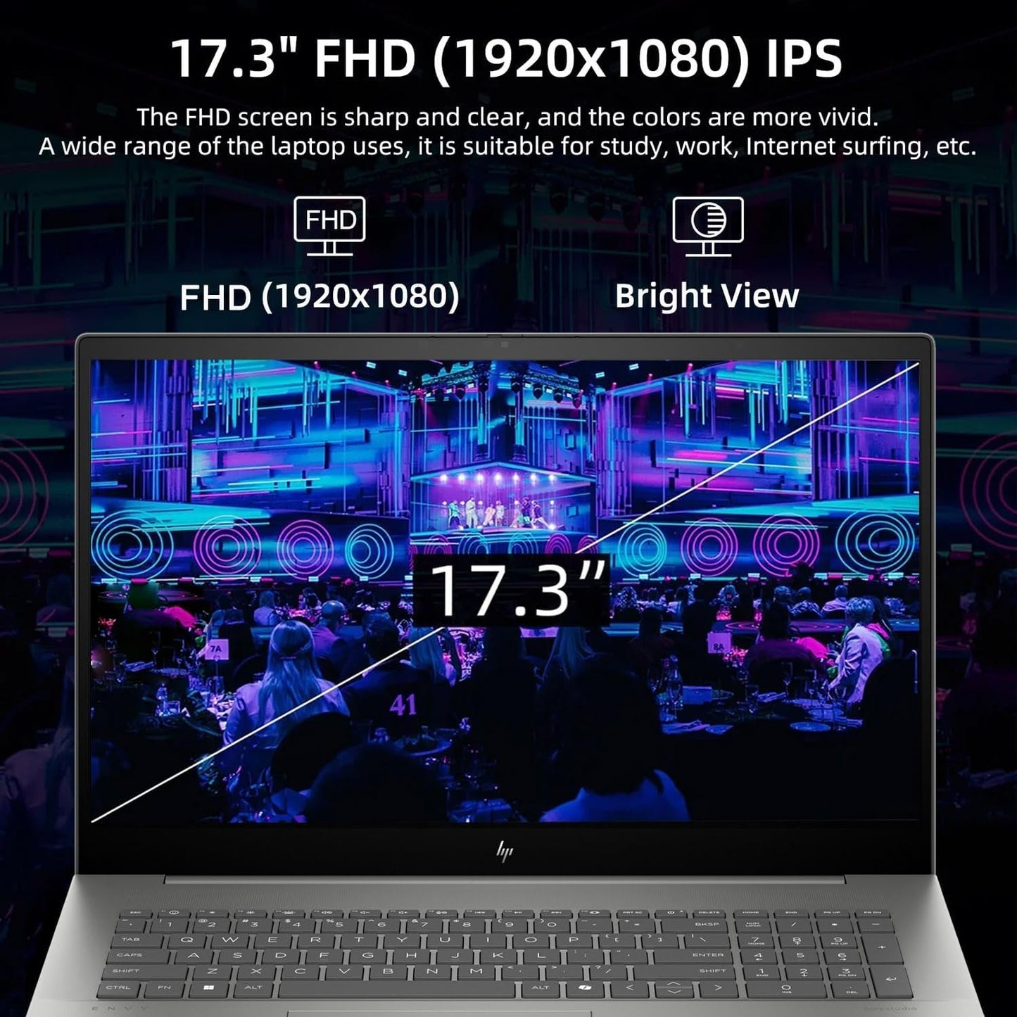 HP TPN-C164 Envy 17" AI Laptop - Ultra 7, 1TB SSD, Touchscreen