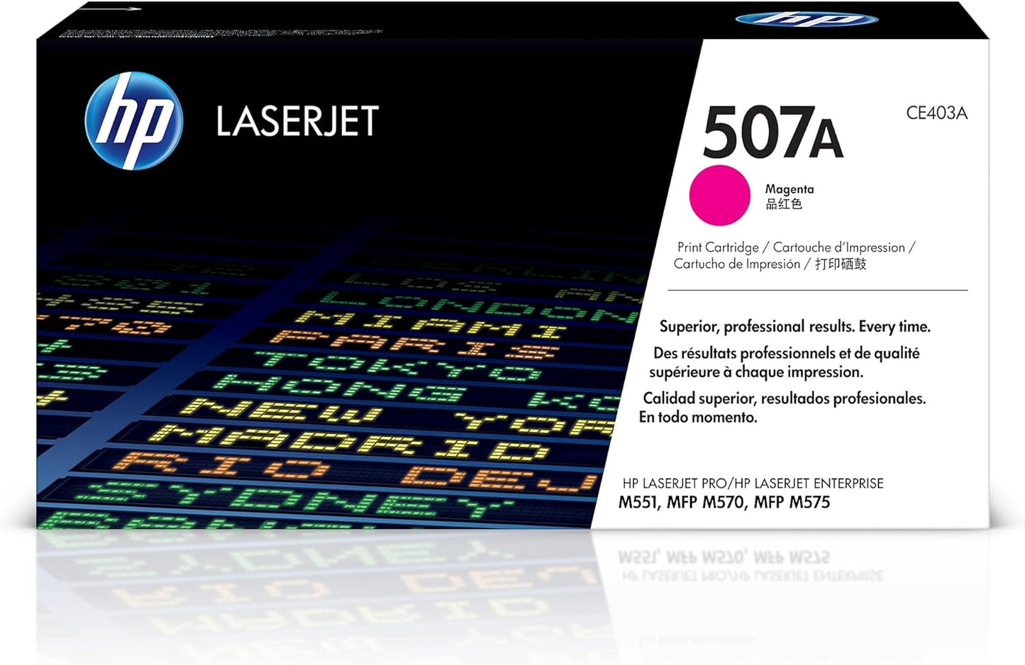 HP CE403A 507A Magenta LaserJet Toner Cartridge