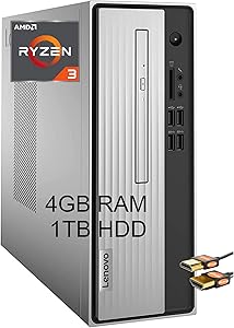 Lenovo IdeaCentre 3 Ryzen 3 Desktop - 4GB RAM 1TB HDD — main product image