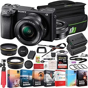 Sony E7SNILCE6400LB a6400 4K Mirrorless Camera 16-50mm Lens Bundle — main product image