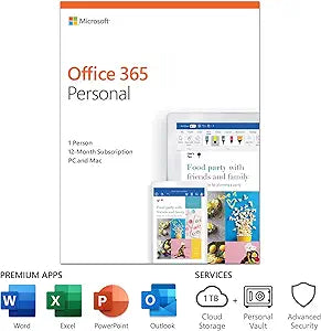 Microsoft QQ2-00728 Office 365 Personal 1-Person