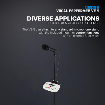 Boss VE5RD VE-5 Vocal Performer Red Effects Pedal