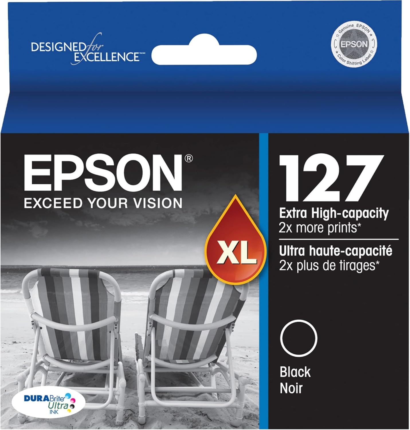 Epson T127120-S DURABrite Black Ink Cartridge